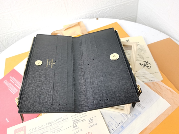 LVコピーウォレット素材ディテール